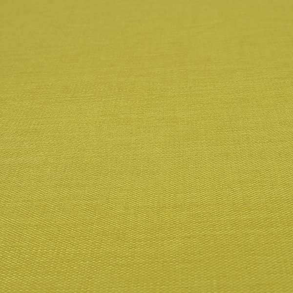 Ludlow Linen Effect Designer Chenille Upholstery Fabric In Yellow Zest Colour - Made To Measure Curtains