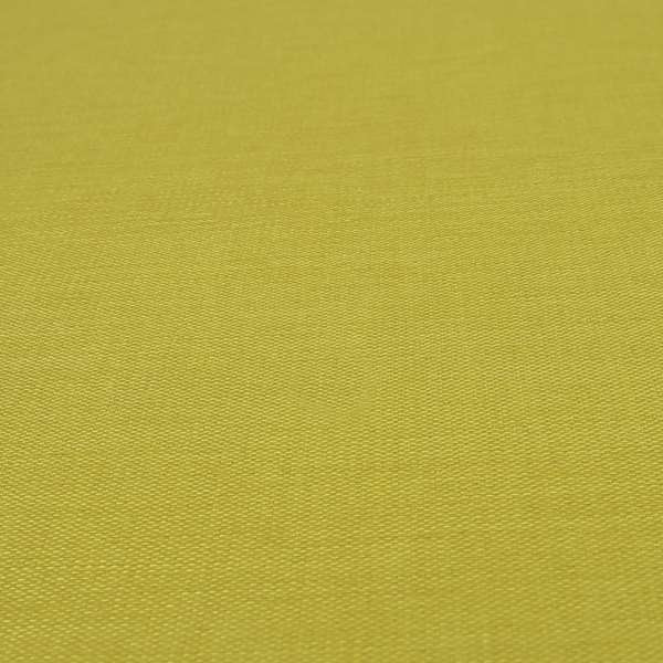 Ludlow Linen Effect Designer Chenille Upholstery Fabric In Yellow Zest Colour