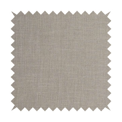 Ludlow Linen Effect Designer Chenille Upholstery Fabric In Off White Colour