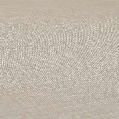 Ludlow Linen Effect Designer Chenille Upholstery Fabric In Off White Colour - Made To Measure Curtains