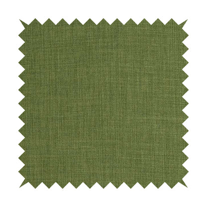 Ludlow Linen Effect Designer Chenille Upholstery Fabric In Lime Green Colour - Handmade Cushions