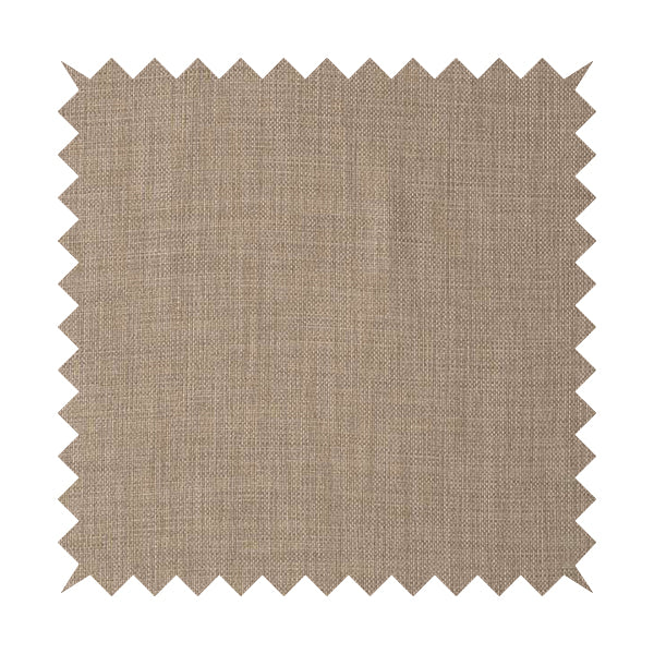 Ludlow Linen Effect Designer Chenille Upholstery Fabric In Cream Beige Colour - Made To Measure Curtains