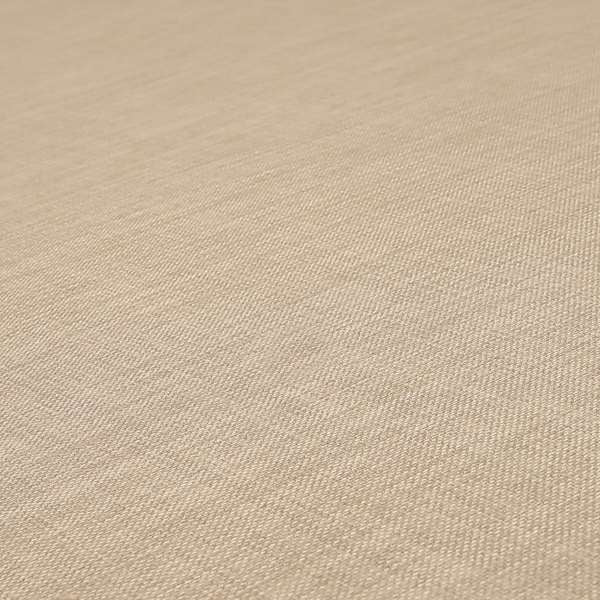 Ludlow Linen Effect Designer Chenille Upholstery Fabric In Cream Beige Colour - Roman Blinds