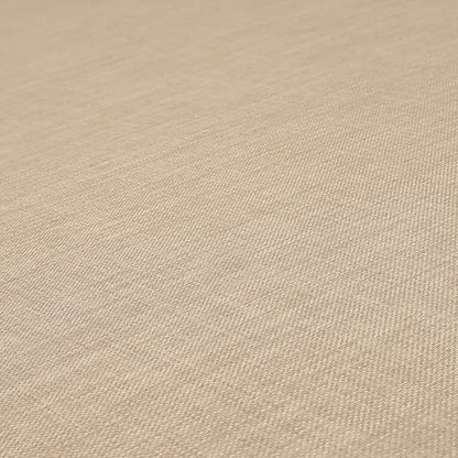 Ludlow Linen Effect Designer Chenille Upholstery Fabric In Cream Beige Colour - Made To Measure Curtains