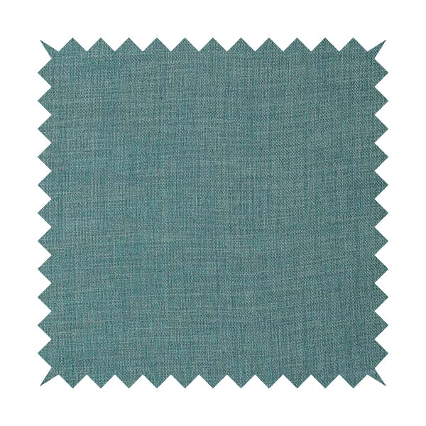 Ludlow Linen Effect Designer Chenille Upholstery Fabric In Duck Egg Blue Colour - Handmade Cushions