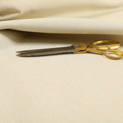 Luna Soft Textured Pastel Range Of Chenille Upholstery Fabric In Beige Colour - Made To Measure Curtains