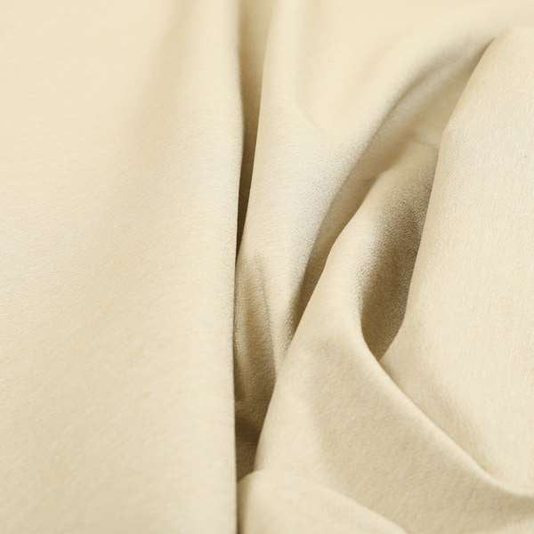 Luna Soft Textured Pastel Range Of Chenille Upholstery Fabric In Beige Colour