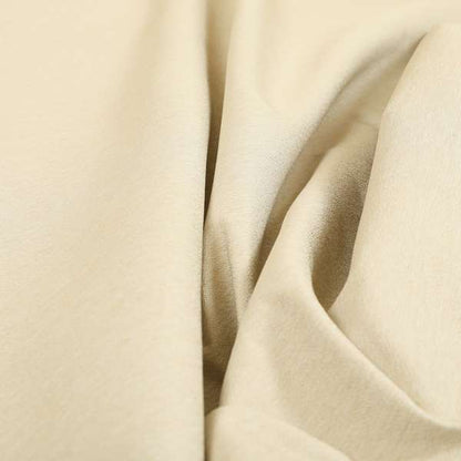Luna Soft Textured Pastel Range Of Chenille Upholstery Fabric In Beige Colour - Handmade Cushions
