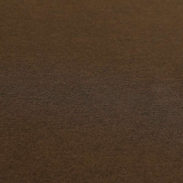 Luna Soft Textured Pastel Range Of Chenille Upholstery Fabric In Brown Chocolate Colour - Roman Blinds