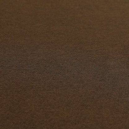 Luna Soft Textured Pastel Range Of Chenille Upholstery Fabric In Brown Chocolate Colour