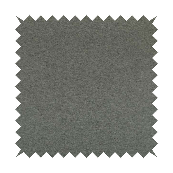 Luna Soft Textured Pastel Range Of Chenille Upholstery Fabric In Grey Colour - Roman Blinds