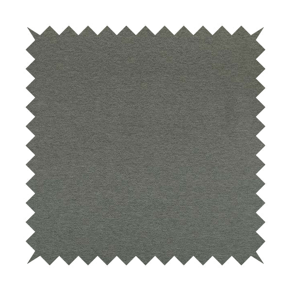 Luna Soft Textured Pastel Range Of Chenille Upholstery Fabric In Grey Colour