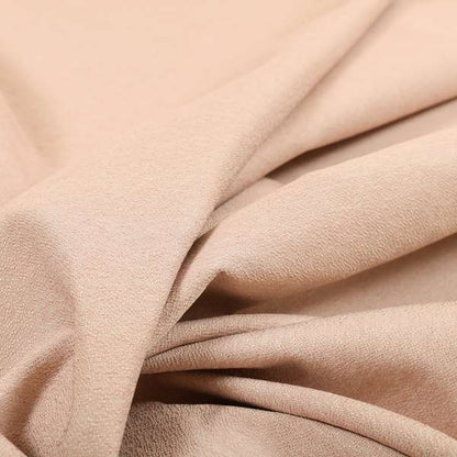 Luna Soft Textured Pastel Range Of Chenille Upholstery Fabric In Pink Colour - Roman Blinds