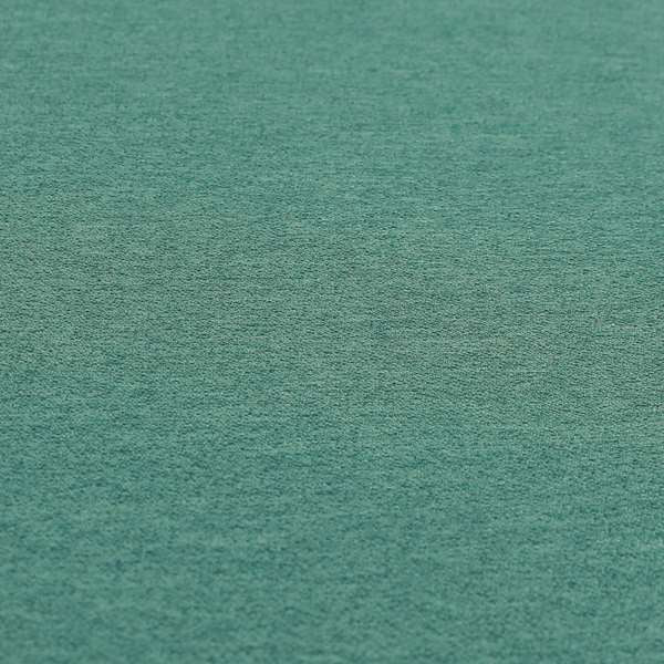 Luna Soft Textured Pastel Range Of Chenille Upholstery Fabric In Blue Teal Colour - Roman Blinds