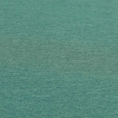 Luna Soft Textured Pastel Range Of Chenille Upholstery Fabric In Blue Teal Colour - Roman Blinds