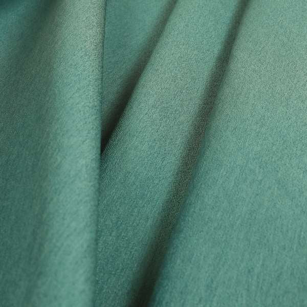 Luna Soft Textured Pastel Range Of Chenille Upholstery Fabric In Blue Teal Colour - Roman Blinds