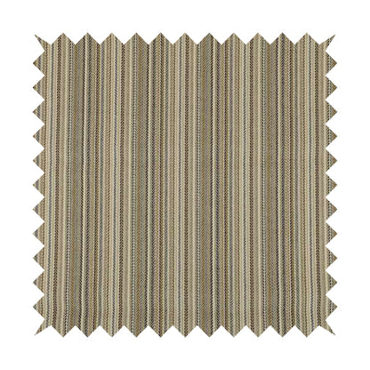 Luther Striped Pattern Cream Beige Coloured Durable Chenille Material Upholstery Fabric - Handmade Cushions