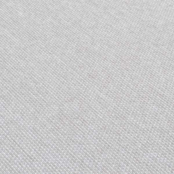 Lyon Soft Like Cotton Woven Hopsack Type Chenille Upholstery Fabric Silver Grey Colour - Roman Blinds