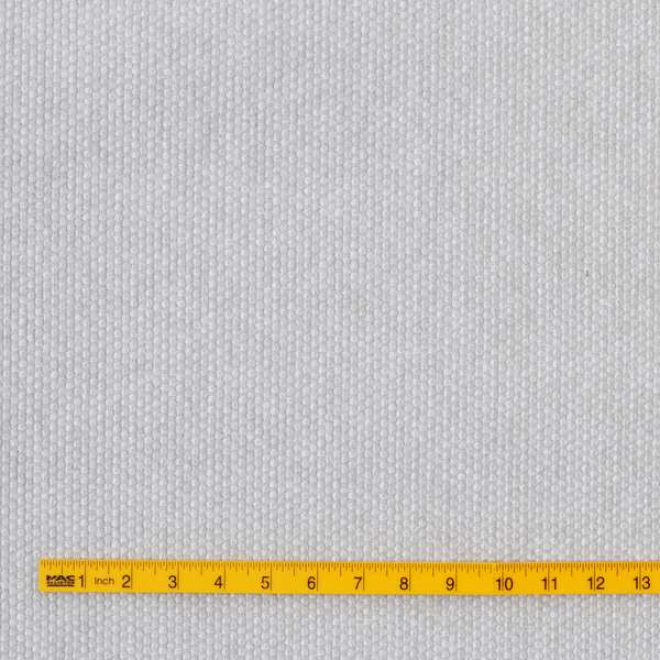 Lyon Soft Like Cotton Woven Hopsack Type Chenille Upholstery Fabric Silver Grey Colour