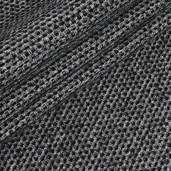 Lyon Soft Like Cotton Woven Hopsack Type Chenille Upholstery Fabric Black Colour - Handmade Cushions