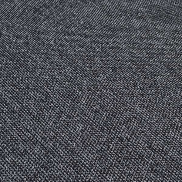 Lyon Soft Like Cotton Woven Hopsack Type Chenille Upholstery Fabric Black Colour - Roman Blinds