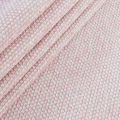 Lyon Soft Like Cotton Woven Hopsack Type Chenille Upholstery Fabric Pink Colour - Roman Blinds