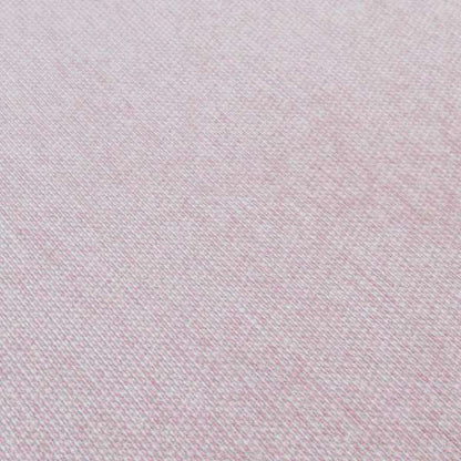 Lyon Soft Like Cotton Woven Hopsack Type Chenille Upholstery Fabric Pink Colour