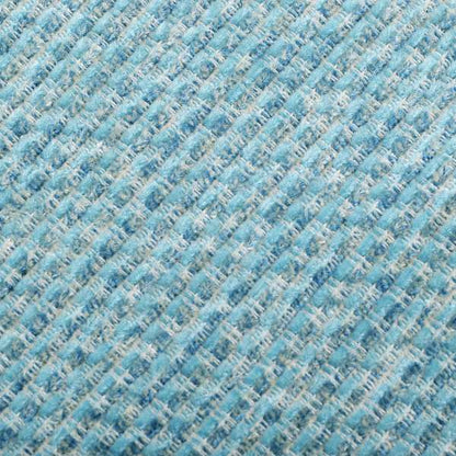 Lyon Soft Like Cotton Woven Hopsack Type Chenille Upholstery Fabric Blue Colour