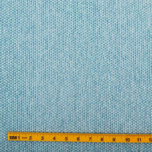 Lyon Soft Like Cotton Woven Hopsack Type Chenille Upholstery Fabric Blue Colour - Roman Blinds