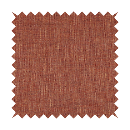 Madagascar Linen Weave Furnishing Fabric In Orange Colour - Roman Blinds