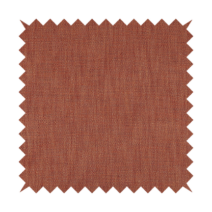 Madagascar Linen Weave Furnishing Fabric In Orange Colour