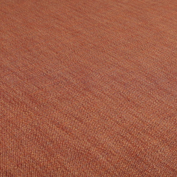 Madagascar Linen Weave Furnishing Fabric In Orange Colour - Roman Blinds