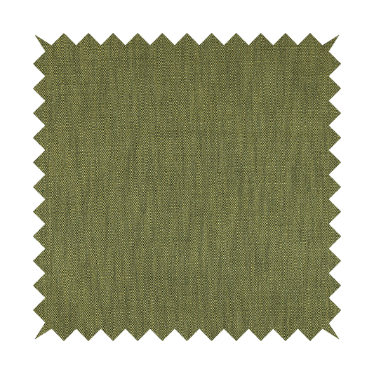 Madagascar Linen Weave Furnishing Fabric In Green Colour