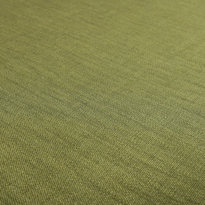 Madagascar Linen Weave Furnishing Fabric In Green Colour - Roman Blinds