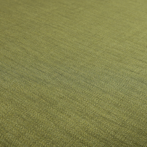 Madagascar Linen Weave Furnishing Fabric In Green Colour