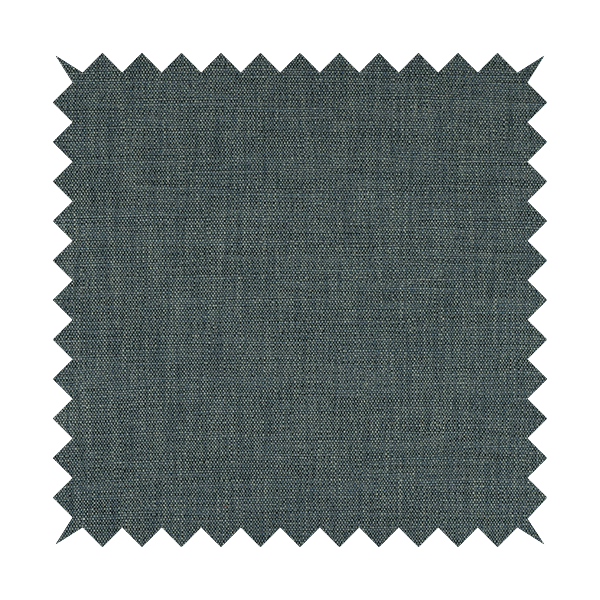 Madagascar Linen Weave Furnishing Fabric In Dark Blue Colour