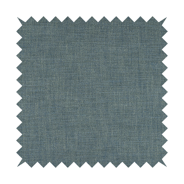 Madagascar Linen Weave Furnishing Fabric In Blue Colour - Roman Blinds