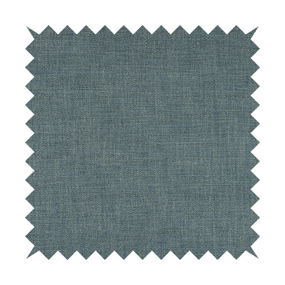 Madagascar Linen Weave Furnishing Fabric In Blue Colour - Roman Blinds