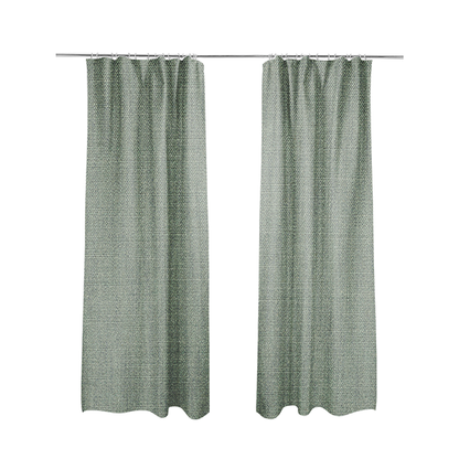 Madagascar Linen Weave Furnishing Fabric In Light Blue Colour - Made To Measure Curtains