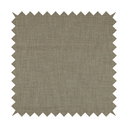 Madagascar Linen Weave Furnishing Fabric In Beige Brown Colour - Made To Measure Curtains