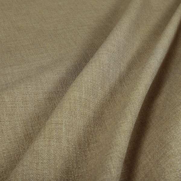 Madagascar Linen Weave Furnishing Fabric In Beige Brown Colour - Made To Measure Curtains