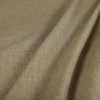 Madagascar Linen Weave Furnishing Fabric In Beige Brown Colour - Made To Measure Curtains