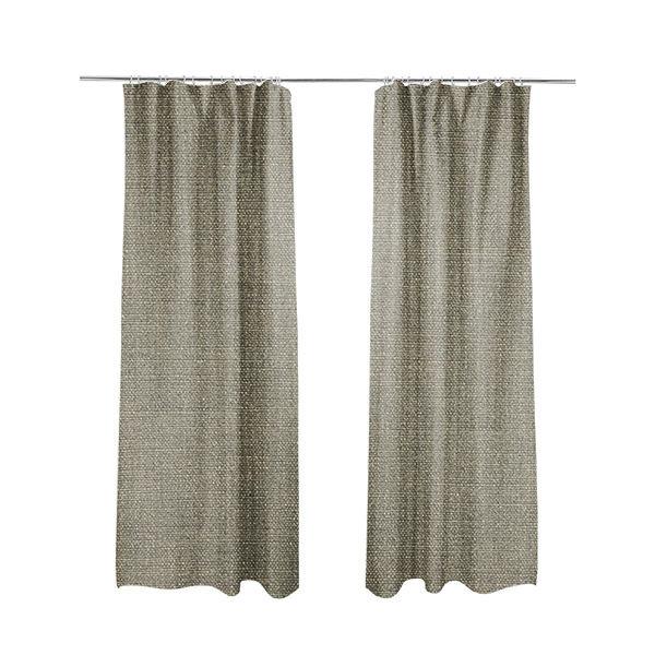 Madagascar Linen Weave Furnishing Fabric In Grey Colour - Made To Measure Curtains