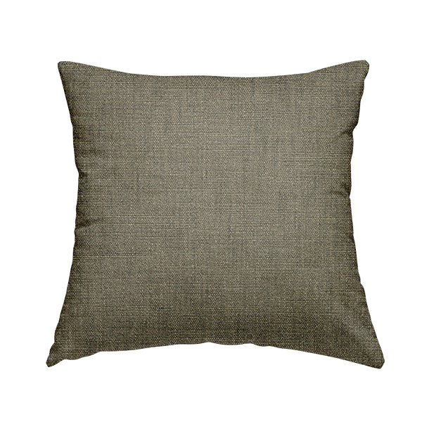 Madagascar Linen Weave Furnishing Fabric In Grey Colour - Handmade Cushions