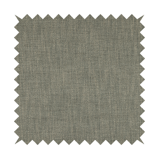 Madagascar Linen Weave Furnishing Fabric In Silver Colour