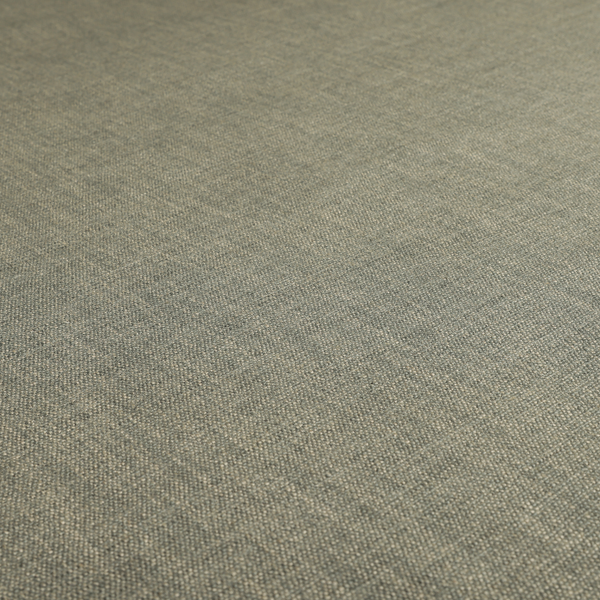 Madagascar Linen Weave Furnishing Fabric In Silver Colour