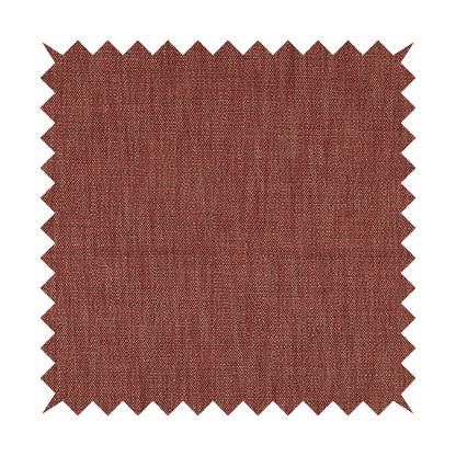 Madagascar Linen Weave Furnishing Fabric In Red Colour - Made To Measure Curtains