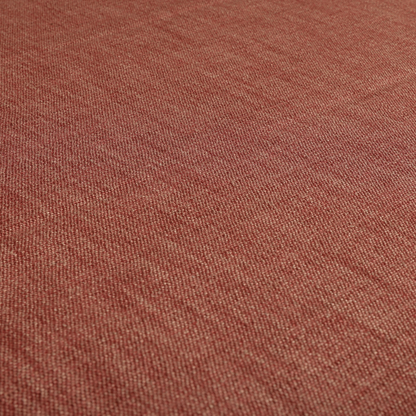 Madagascar Linen Weave Furnishing Fabric In Red Colour