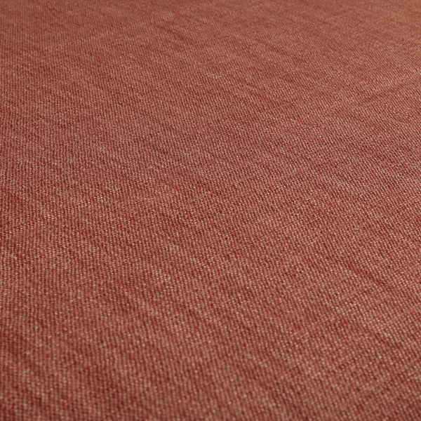 Madagascar Linen Weave Furnishing Fabric In Red Colour - Made To Measure Curtains