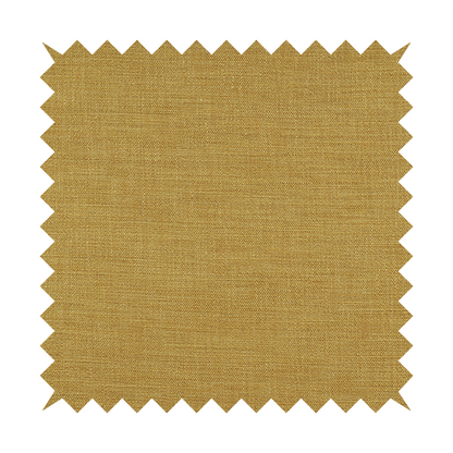 Madagascar Linen Weave Furnishing Fabric In Sunshine Yellow Colour - Roman Blinds